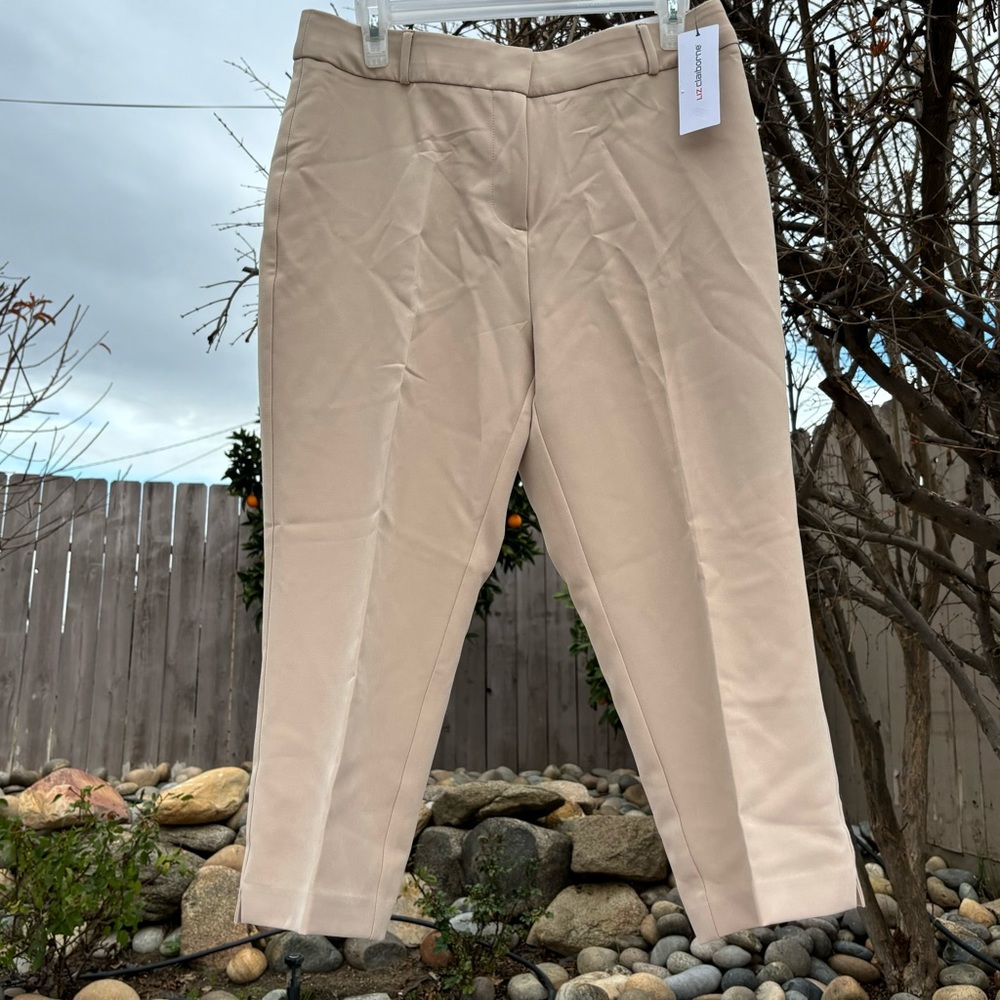 Liz Claiborne women’s petite  12P pant. Very nice material. Small cut at the end